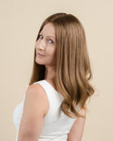 GL3703 19" Virgins-Haar Topper mit Lace