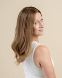 GL3703 19" Virgins-Haar Topper mit Lace