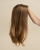 GL3705 20" Echthaar-Spitzentopper, dunkelblond