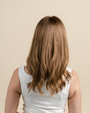 GL3706 17" Lace-Topper, unbehandeltes Echthaar, Hellblond