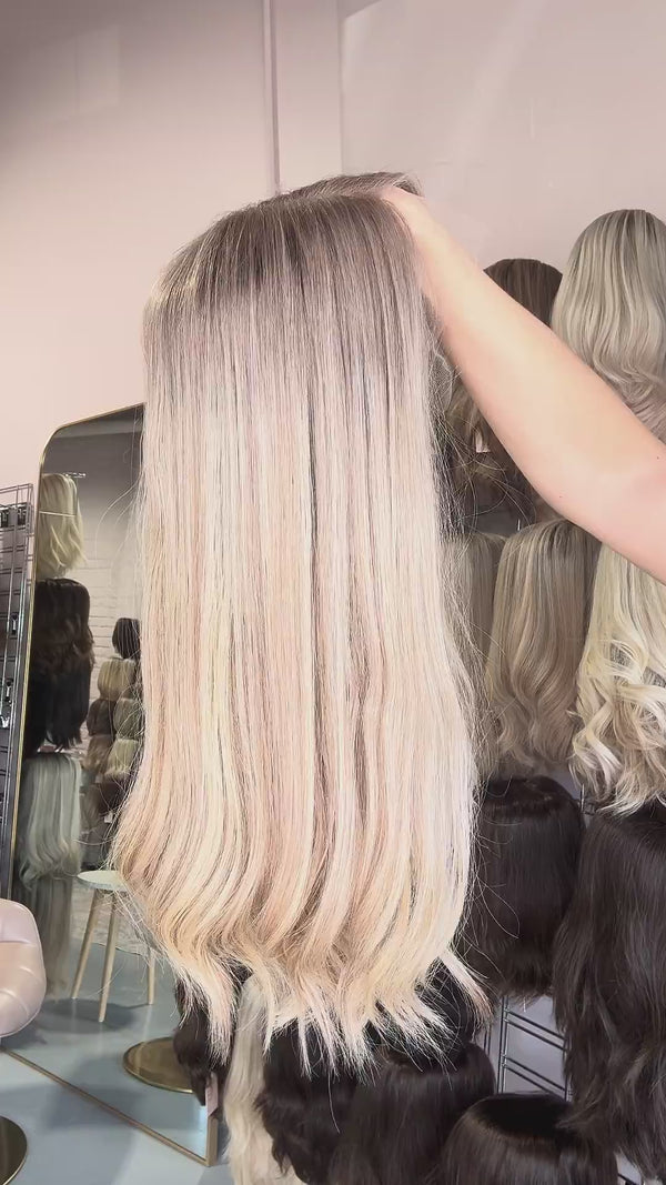 Pearl 20" | Blonde Human Hair Wig