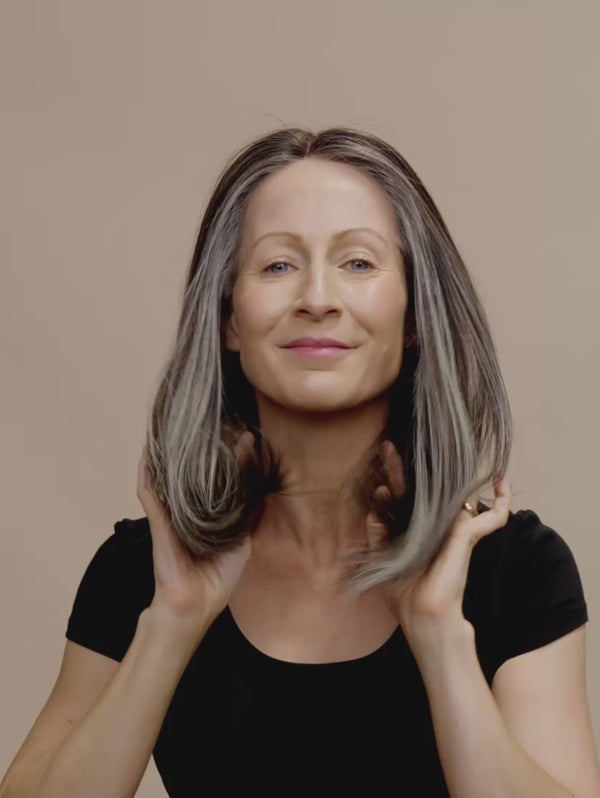 Raven 16″ | Grey Human Hair Wig