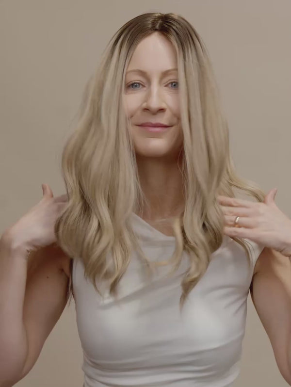 Chanel 18” | Blonde Human Hair Silk Topper