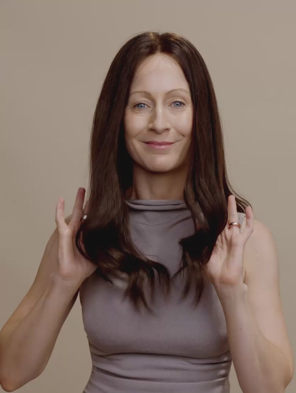 Samara 20″ | Brunette Human Hair Wig