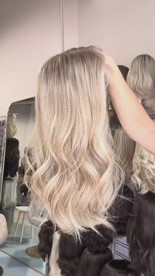 Bondi 16" | Fully Hand Tied Human Hair Wig