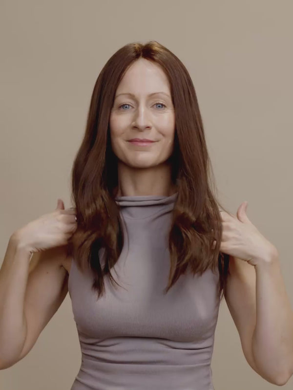 Aria | Brunette Human Hair Grand Topper