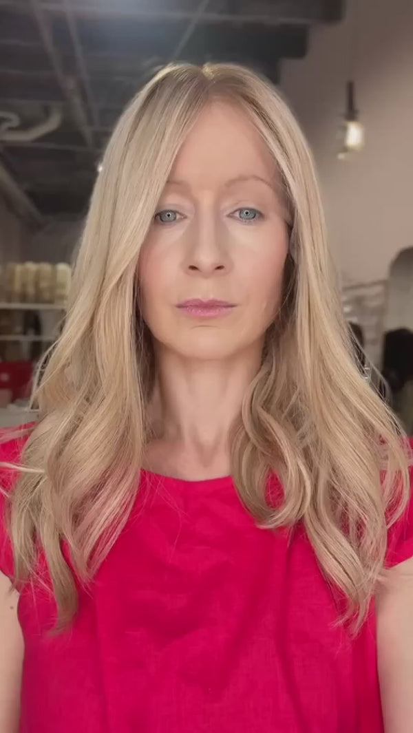 Honey 16″ | Blonde Human Hair Wig by Goldylost