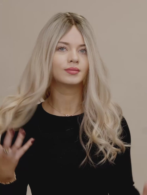 Chloe 20” | Blonde Human Hair Lace Topper