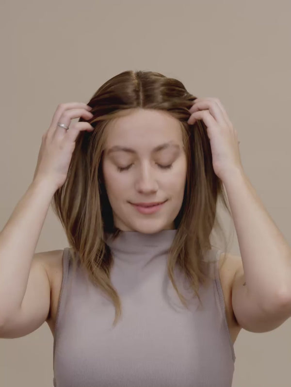 Zara 14" | Brunette Human Hair Wig
