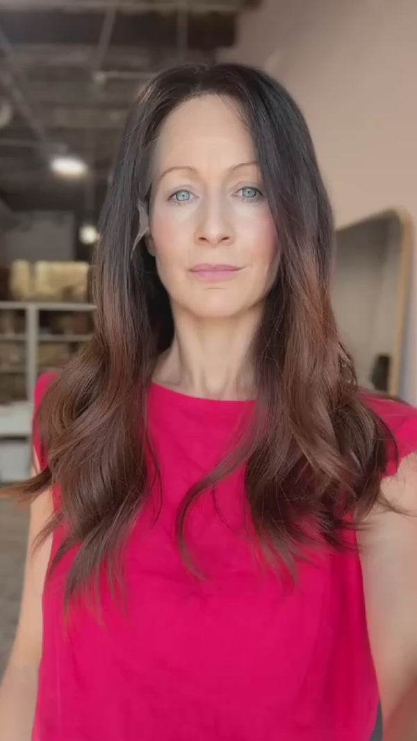Inka 20″ | Brunette Human Hair Wig